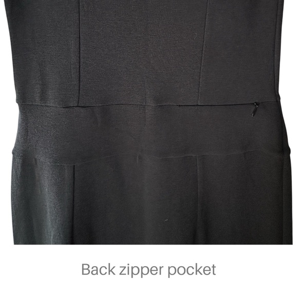 TOAD & CO | NWOT BLACK NIXI DRESS 3/4 SLEEVE ZIPPER POCKET | SIZE: EXTRA SMALL - Picture 6 of 9